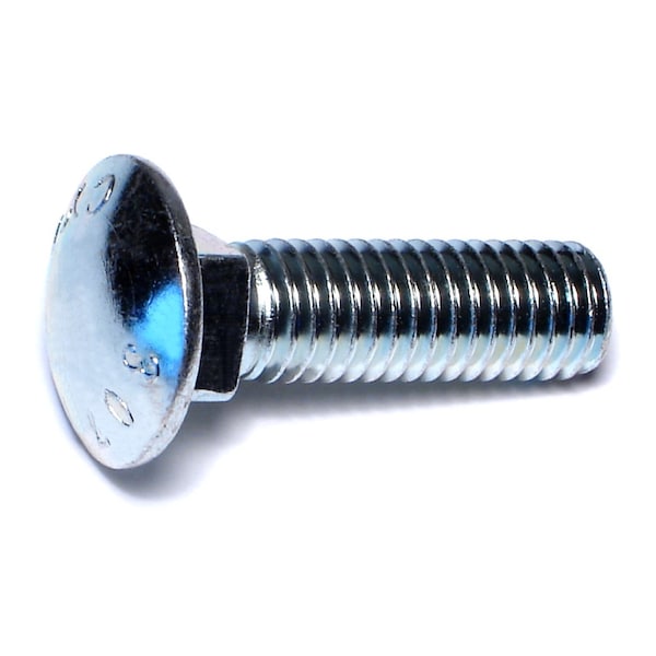 Midwest Fastener Carriage Bolt, Square Neck, 13 (Coarse), 1-3/4 in L, Steel, Zinc Plated, 50 PK 01138 - main